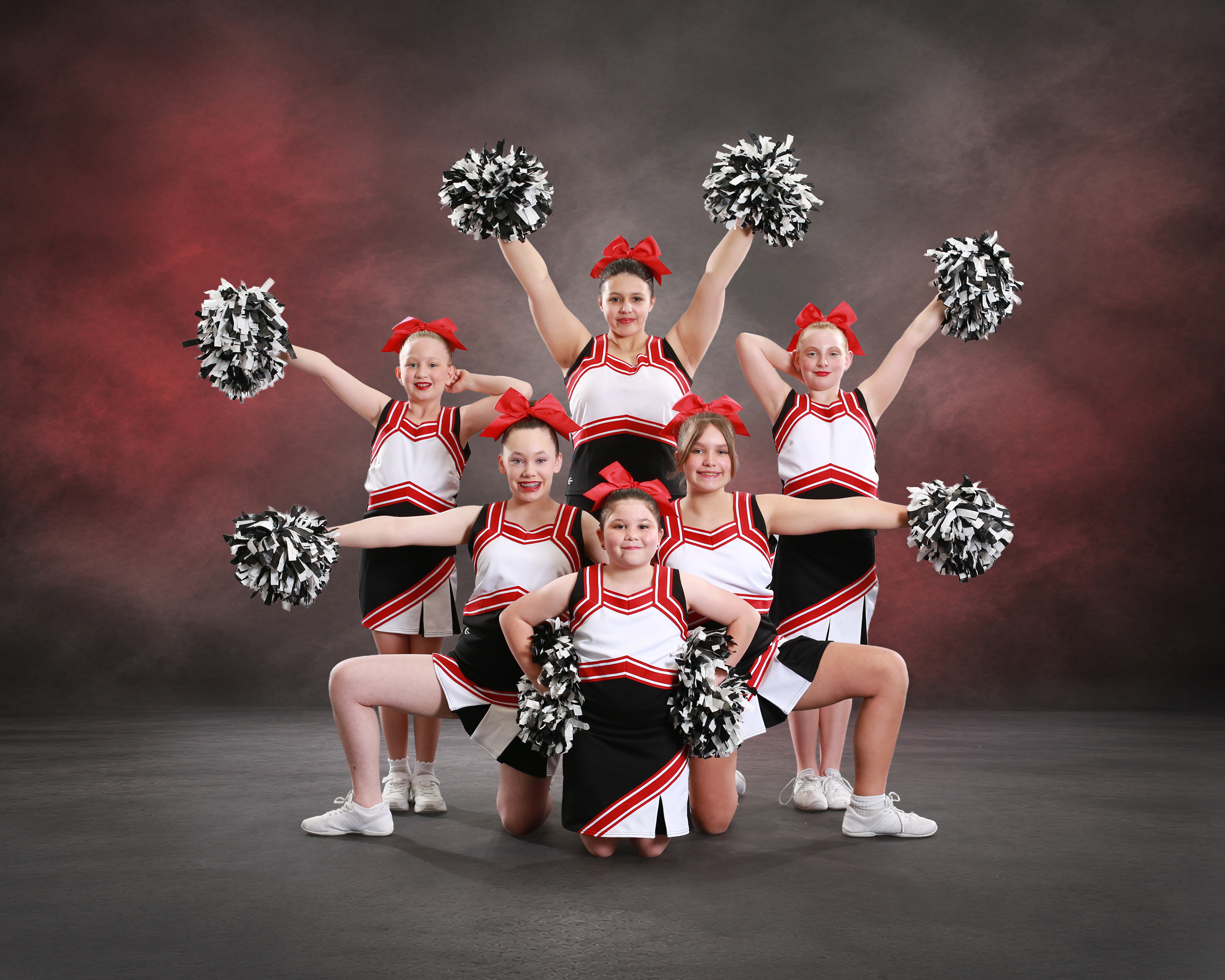 Cheer team portrait