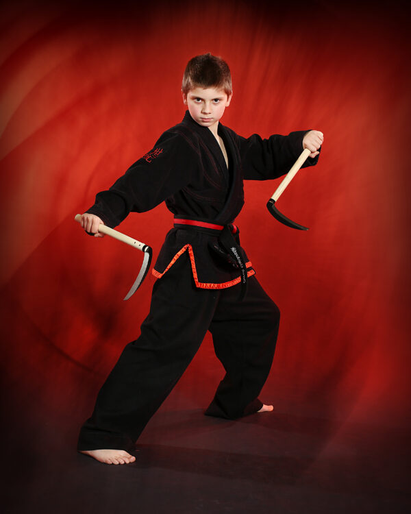Martial arts student portrait